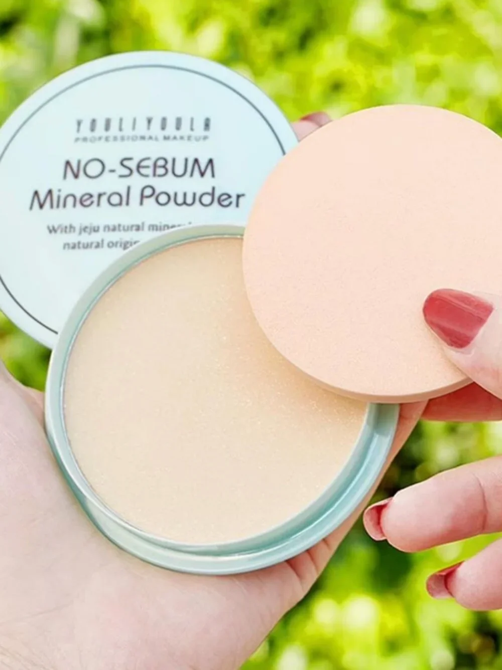 New in Box No Sebum Matte Mineral Powder 02 Natural Color Face Setting Makeup